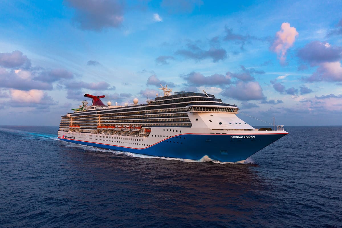 15 daagse Transatlantisch cruise met de Carnival Legend.