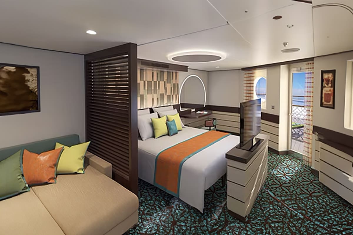 Afbeelding Havana Cabana hoek Suite grenst aan openbaar wandeldek