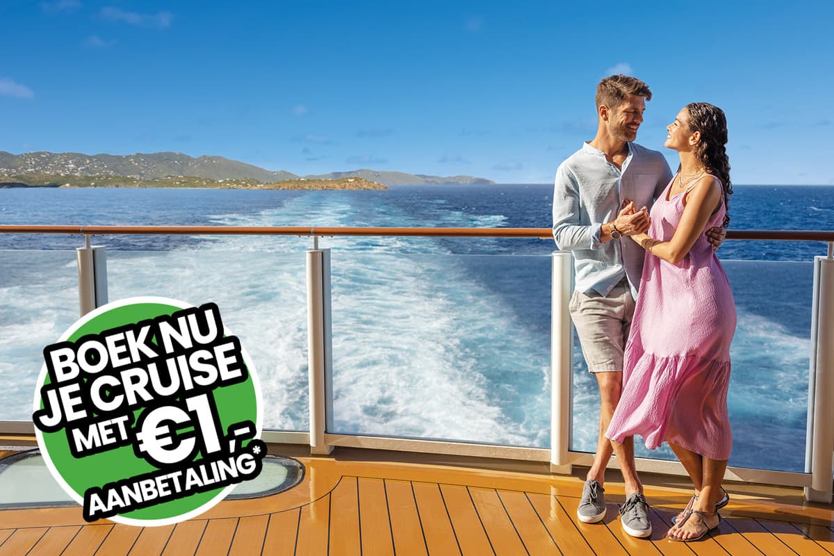 Image Tijdelijke actie - Bevestig je cruise met Holland America Line voor €1,-